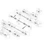 Diagram for 2022 Hyundai Tucson Axle Shaft - 49560-N9150