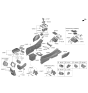 Diagram for 2023 Hyundai Tucson Shift Knob - 46720-AA100-NNB