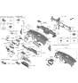 Diagram for 2023 Hyundai Tucson Steering Column Cover - 84852-N9000-NNB