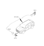 Diagram for Hyundai Tucson Antenna - 96210-N9200-EB