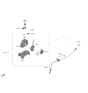 Diagram for 2023 Hyundai Tucson Automatic Transmission Shift Levers - 46700-N9100