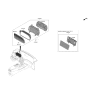 Diagram for 2023 Hyundai Tucson Speedometer - 94001-N9040