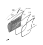 Diagram for 2023 Hyundai Tucson Door Seal - 82120-N9000