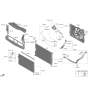 Diagram for Hyundai Tucson Cooling Fan Assembly - 25380-N9700