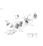 Diagram for 2023 Hyundai Tucson Seat Cushion - 88200-N9030-KWE