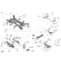 Diagram for Hyundai Tucson Rear Crossmember - 55405-N9050