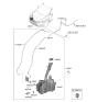 Diagram for 2022 Hyundai Tucson Washer Reservoir - 98611-N9100