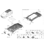 Diagram for 2023 Hyundai Tucson Sun Visor - 85210-N9140-MMH