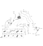 Diagram for Hyundai Tucson Hydraulic Hose - 58732-N9000