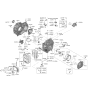 Diagram for 2023 Hyundai Tucson Engine Mount Torque Strut - 45218-4G615