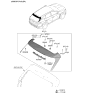 Diagram for 2022 Hyundai Tucson Spoiler - 87210-N9000-R4G