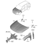 Diagram for 2023 Hyundai Tucson Fender - 66311-N9000