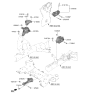 Diagram for Hyundai Tucson Motor And Transmission Mount - 21830-N9640