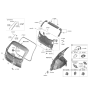 Diagram for Hyundai Tucson Tailgate Lift Support - 81841-N9100