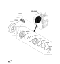 Diagram for Hyundai Santa Fe Torque Converter - 45100-4G625