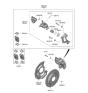 Diagram for 2022 Hyundai Tucson Brake Caliper - 58310-N9A10