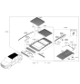 Diagram for 2022 Hyundai Tucson Sunroof - 81600-N9000-NNB