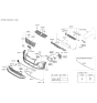 Diagram for 2023 Hyundai Tucson Bumper - 86511-N9CA0