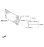 Diagram for 2018 Hyundai Elantra GT Oil Cooler Hose - 25420-F2100