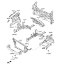 Diagram for Hyundai Elantra GT Dash Panels - 84124-G3010