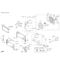 Diagram for Hyundai Elantra GT A/C Condenser - 97606-F2090