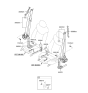 Diagram for 2018 Hyundai Elantra GT Seat Belt - 88810-G3500-TRY