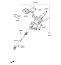 Diagram for Hyundai Elantra GT Steering Column - 56310-G3000