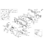 Diagram for 2020 Hyundai Elantra GT Hazard Warning Switch - 93730-G3000