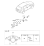 Diagram for 2018 Hyundai Elantra GT Emblem - 86320-G3000