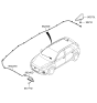 Diagram for 2020 Hyundai Elantra GT Antenna - 96210-G3300-YT3