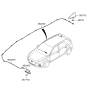 Diagram for 2018 Hyundai Elantra GT Antenna - 96210-G3300-YT3