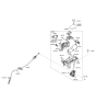 Diagram for 2016 Hyundai Elantra Shift Cable - 46790-F2100