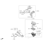 Diagram for Hyundai Veloster Air Intake Coupling - 28140-F2400