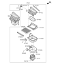 Diagram for 2019 Hyundai Elantra GT Blower Motor - 97113-G3000