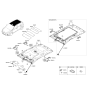 Diagram for 2018 Hyundai Elantra GT Sun Visor - 85210-G3710-TTX