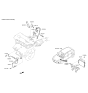 Diagram for 2018 Hyundai Elantra GT Engine Control Module - 39128-2BPF0