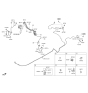 Diagram for Hyundai Elantra GT Brake Line - 58732-F2000