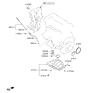 Diagram for 2020 Hyundai Elantra GT Timing Cover - 21350-2E340