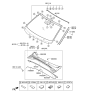 Diagram for 2020 Hyundai Elantra GT Windshield - 86111-G3020