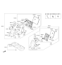 Diagram for Hyundai Elantra GT Armrest - 89900-G3000-PXD