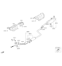 Diagram for 2018 Hyundai Elantra GT Muffler - 28650-G3310