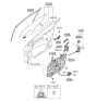 Diagram for 2019 Hyundai Elantra GT Door Lock - 81320-G3050