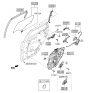 Diagram for 2020 Hyundai Elantra GT Window Run - 83530-G3000