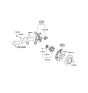 Diagram for Hyundai Elantra GT Brake Dust Shield - 58243-G3400