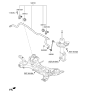 Diagram for 2019 Hyundai Veloster Sway Bar Kit - 54810-G2000