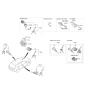 Diagram for 2017 Hyundai Tucson Ignition Switch - 81910-D3110