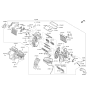 Diagram for Hyundai Tucson Blend Door Actuator - 97154-F2000