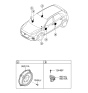 Diagram for 2020 Hyundai Elantra GT Car Speakers - 96330-G3000