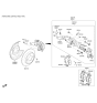 Diagram for Hyundai Wheel Cylinder - 58211-G3500