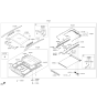 Diagram for 2020 Hyundai Elantra GT Sunroof - 81612-G3000